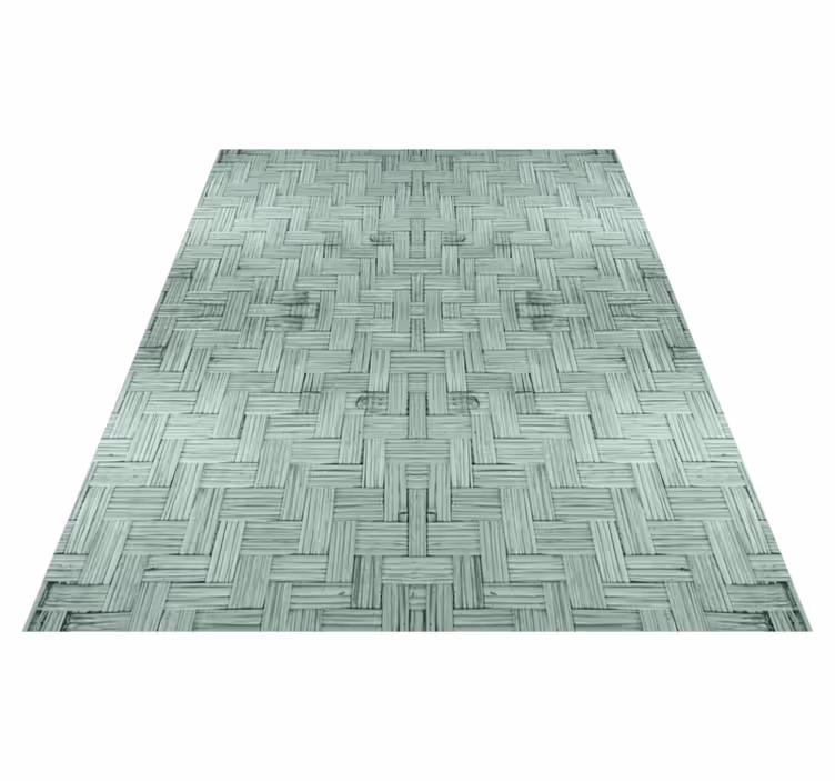 Alfombra vinílica geométrica cuadrada estructurada - TenVinilo