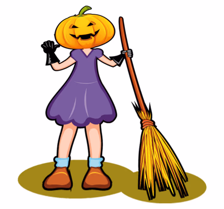 Alfombra vinílica infantil ilustración de halloween - TenVinilo