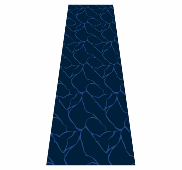 Alfombra vinílica baño diseño mármol azul texturizado - TenVinilo