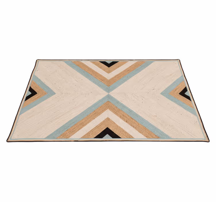 Alfombras vinílicas diseño beige tribu - TenVinilo