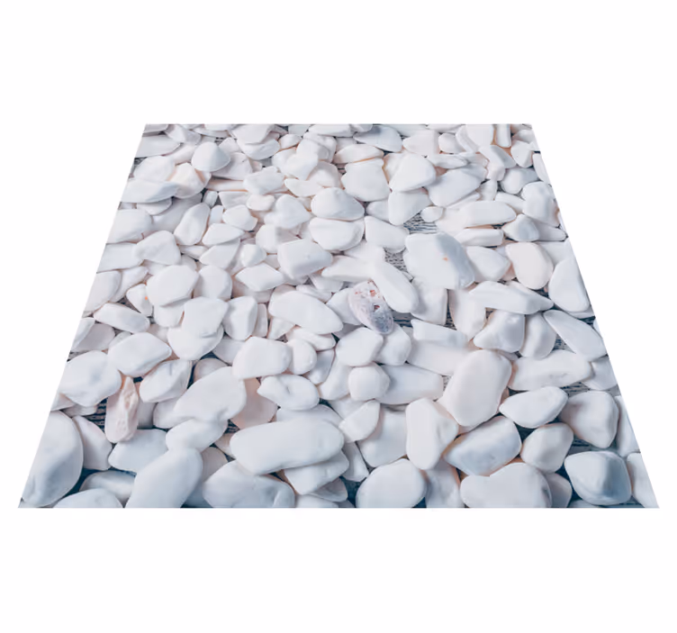 Alfombra vinílica baño adhesiva efecto piedra - TenVinilo