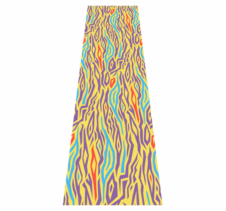 Alfombra vinílica cocina zebra vintage animal print - TenVinilo