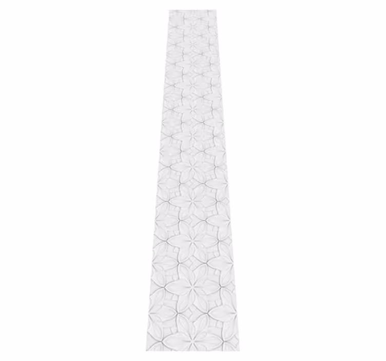 Alfombra vinílica cocina azulejos hexagonales minimalistas - TenVinilo