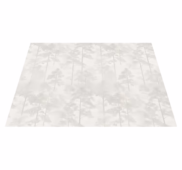 Alfombra vinílica dormitorio bosque nebuloso místico - TenVinilo
