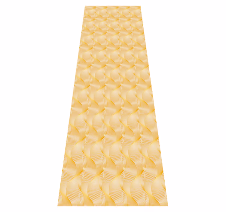 Alfombra vinílica oficina ola de oro ilusión - TenVinilo
