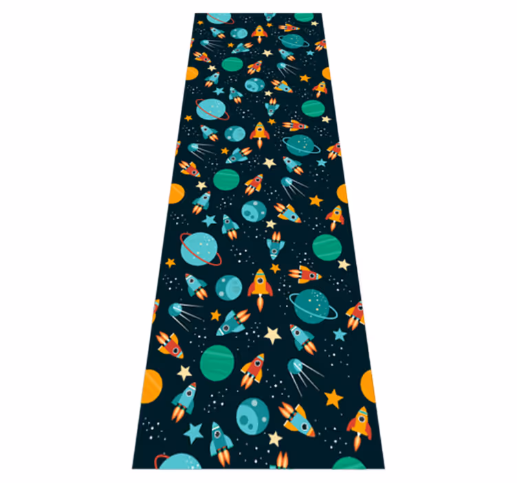 Alfombra vinílica dormitorio diseño encantador para niños - TenVinilo