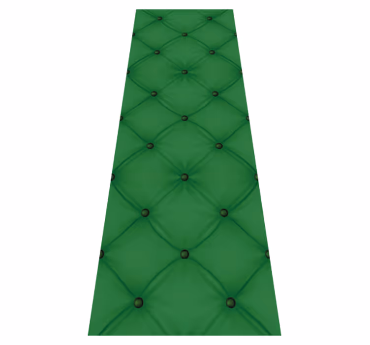 Alfombra vinílica dormitorio imitación terciopelo verde - TenVinilo