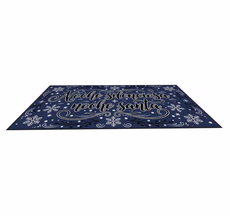 Alfombra vinílica dormitorio noche tranquila noche santa - TenVinilo