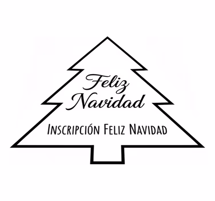 Alfombra vinílica dormitorio feliz navidad - TenVinilo