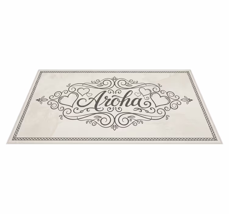 Alfombra vinílica dormitorio amorosa - TenVinilo