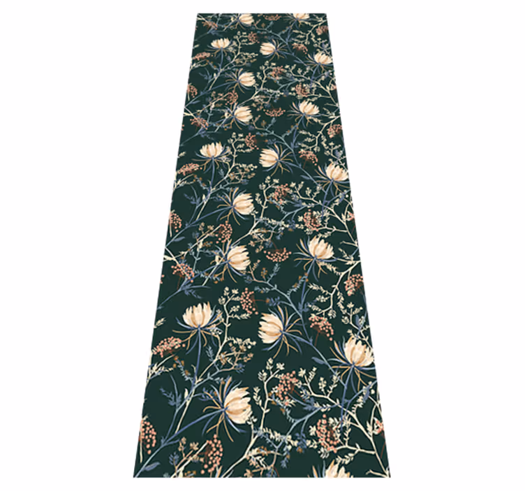 Alfombra vinílica naturaleza estilo restaurar esmeralda - TenVinilo