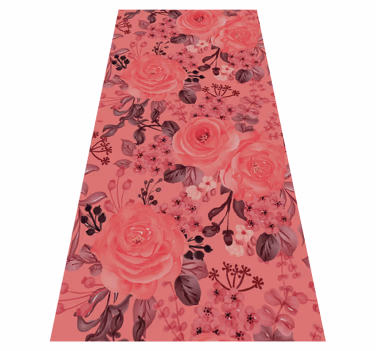 Alfombra vinílica naturaleza flores de armonía - TenVinilo