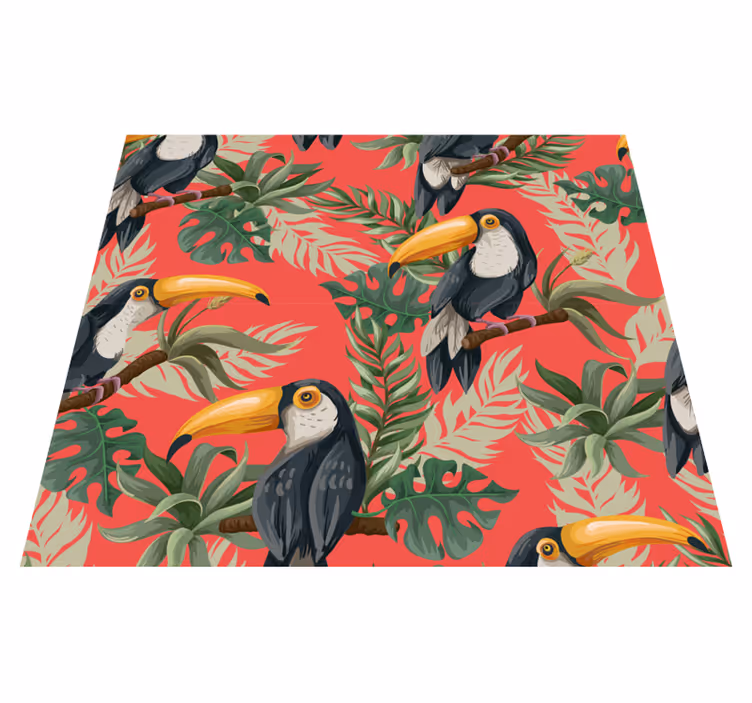 Aflombra vinílica animales tucanes tropicales - TenVinilo