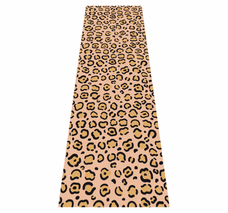 Aflombra vinílica animales leopardo pastel colorido - TenVinilo