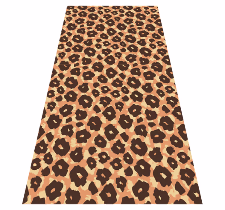 Aflombra vinílica animales imitación leopardo aterciopelada - TenVinilo