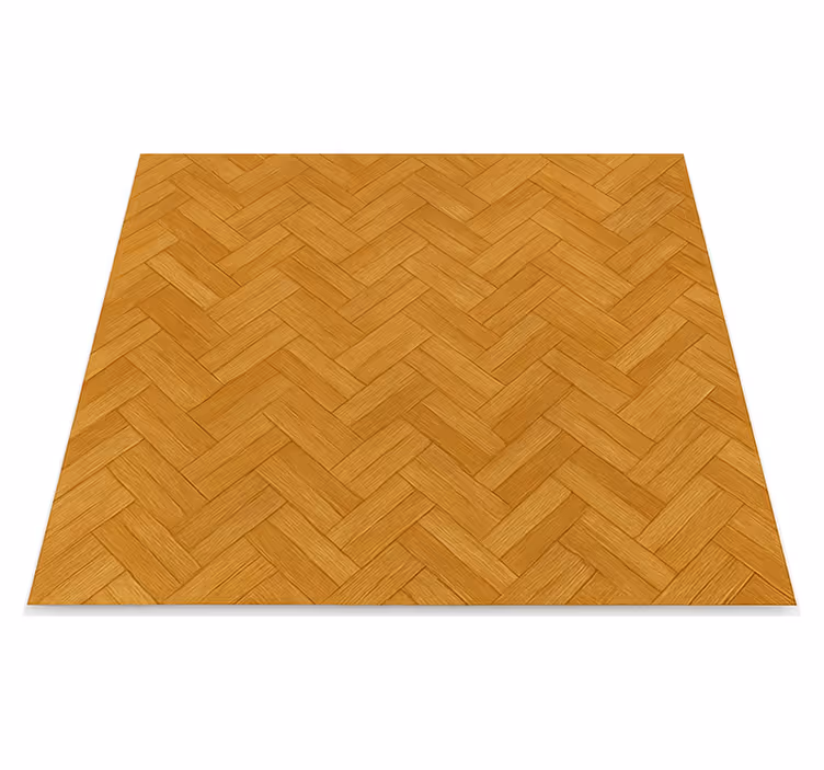 Alfombra vinílica imitación patrón de parquet roble - TenVinilo