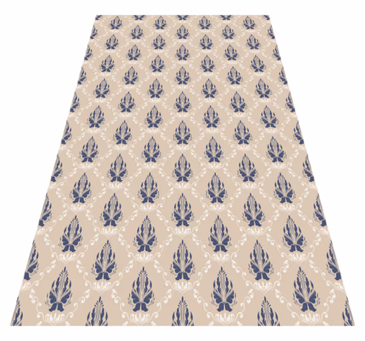 Alfombra vinílica vintage en stencil - TenVinilo