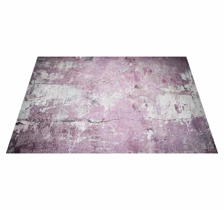 Alfombra vinílica imitación concreto gris y rosa - TenVinilo