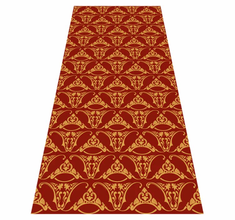 Alfombra vinílica vintage diseño pugin - TenVinilo