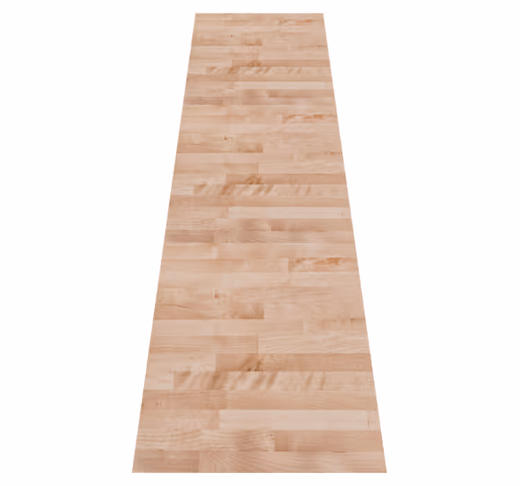 Alfombra vinílica imitación tablones de madera marrón - TenVinilo