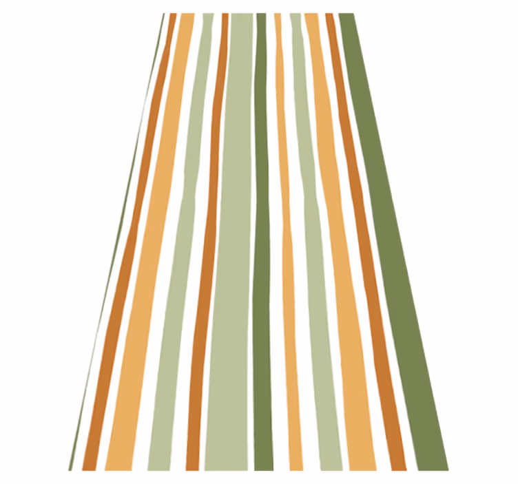 Alfombra vinílica salón verde y amarillo delgada - TenVinilo