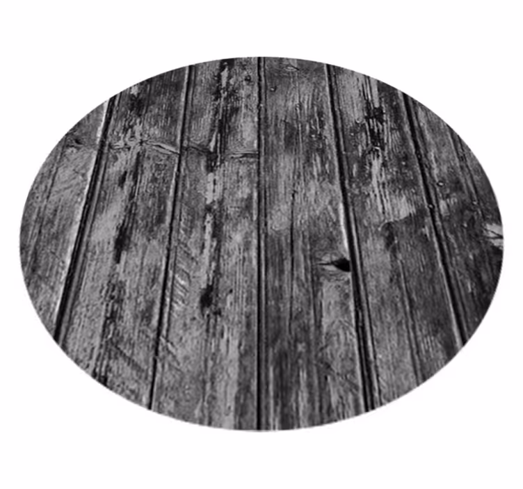 Alfombra vinílica gris patrón madera gris - TenVinilo