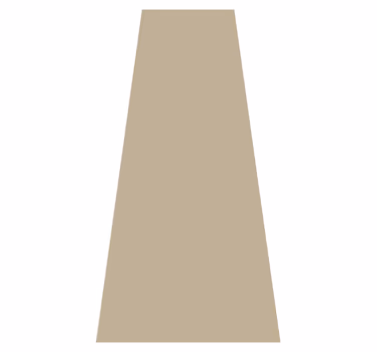 Alfombra vinílica beige color crema - TenVinilo