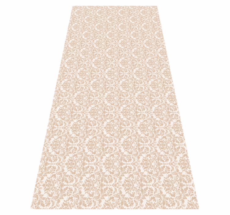 Alfombra vinílica beige con patrón beige antiguo claro - TenVinilo