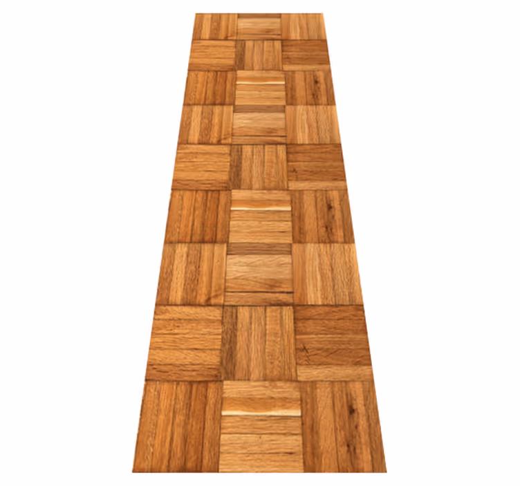 Alfombra vinílica marrón patrón de madera sin juntas - TenVinilo