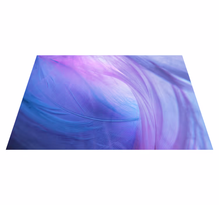 Alfombra vinílica lila remolino 3d azul y púrpura - TenVinilo