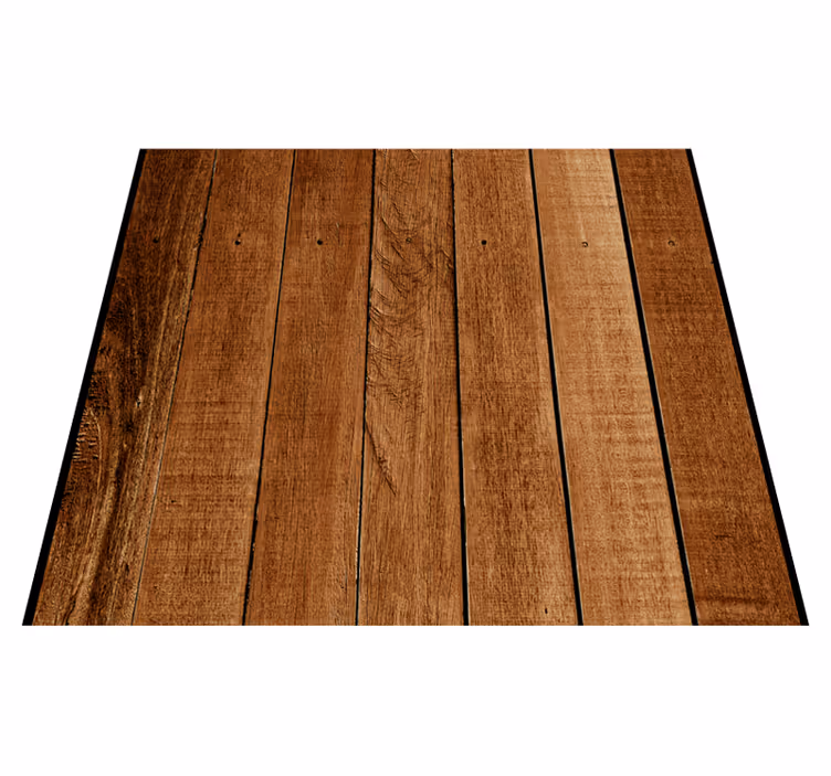 Alfombra vinílica exterior textura de madera rústica - TenVinilo