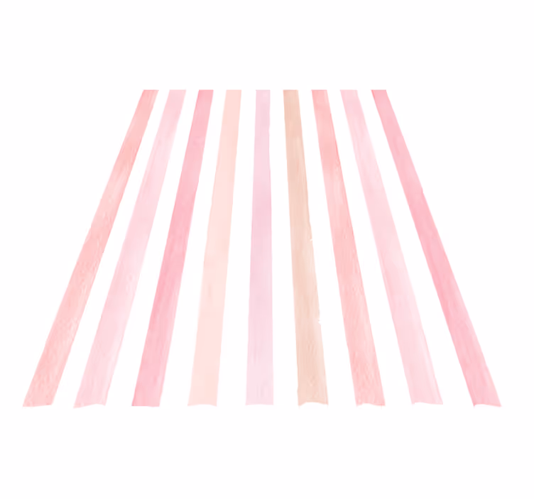 Alfombra vinílica exterior rayas verticales rosas - TenVinilo