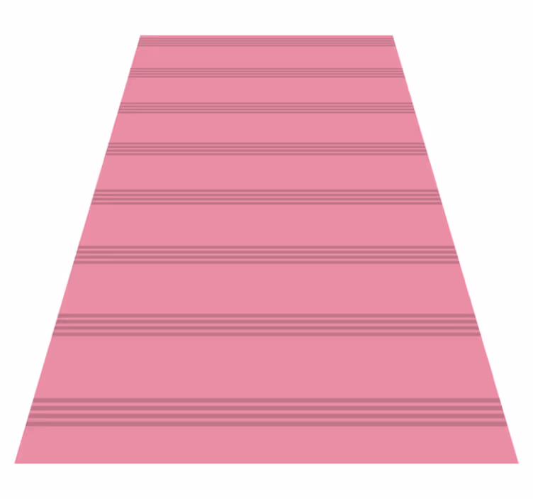 Alfombra vinilo rosa rayas rosa oscuro - TenVinilo