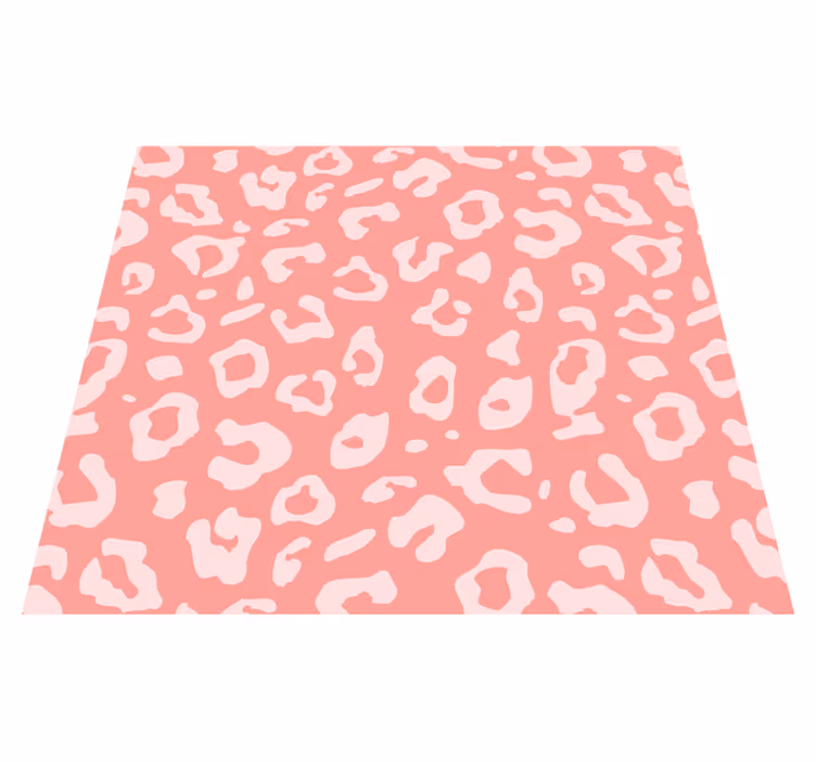 Alfombra vinilo rosa papel tapiz textura leopardo - TenVinilo