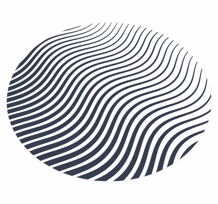 Alfombra vinílica minimalista rayas organicas - TenVinilo