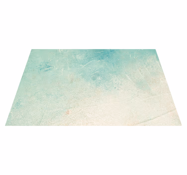 Alfombra vinilo salón piedra turquesa - TenVinilo