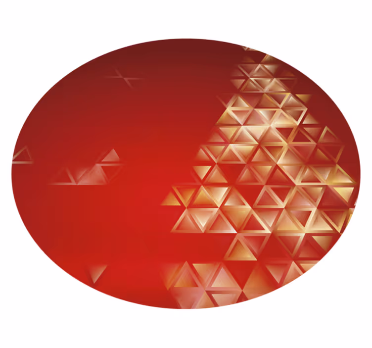 Alfombra vinílica geométrica esfera ombre geométrica - TenVinilo