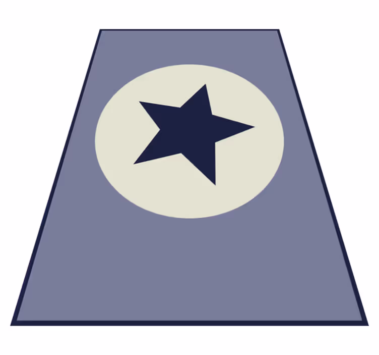 Alfombra vinílica de estrellas centro de mesa estrella - TenVinilo