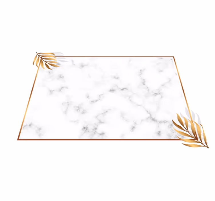 Alfombra vinílica imitación mármol elegancia de mármol - TenVinilo