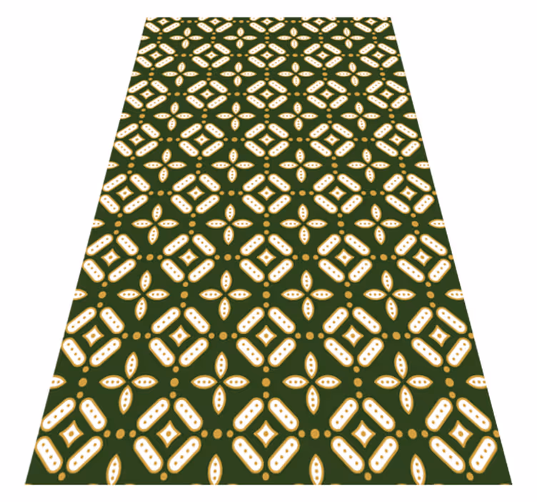 Alfombra vinílica con azulejos cuadrados - TenVinilo