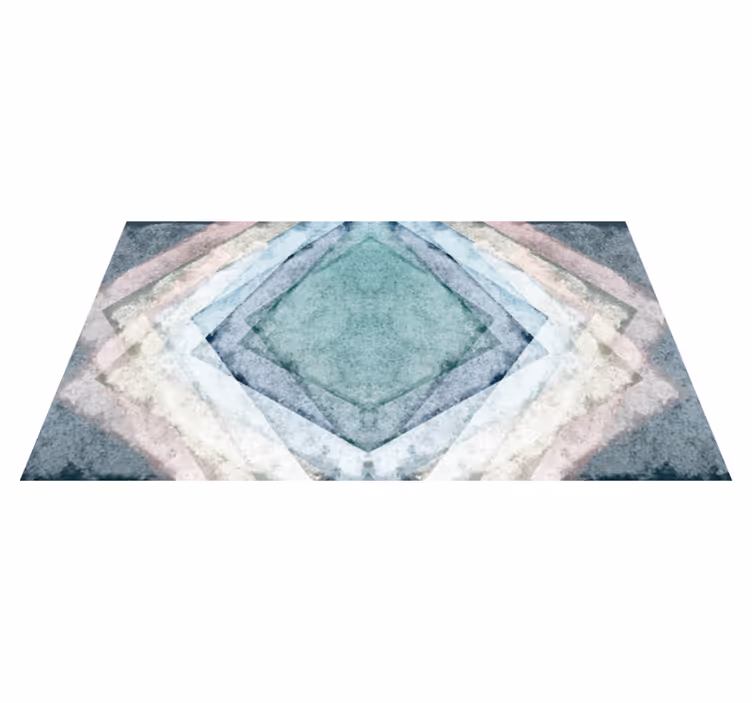 Alfombra vinílica imitación mármol simetría de mármol - TenVinilo