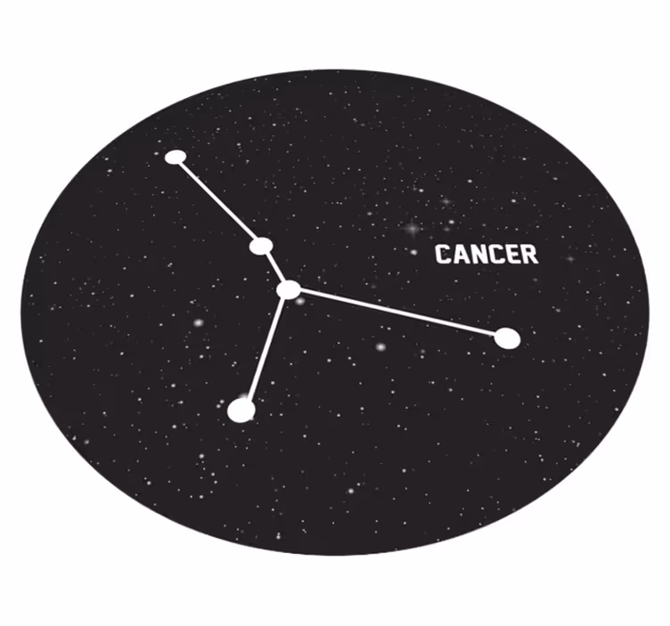 Alfombra vinílica de estrellas constelación celeste - TenVinilo