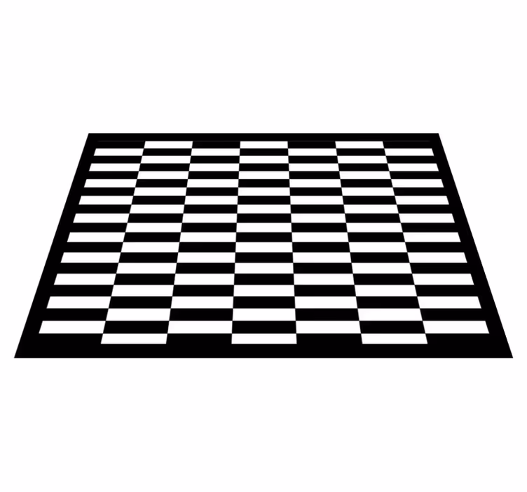 Alfombra de vinilo Rayas de ilusión óptica - TenVinilo