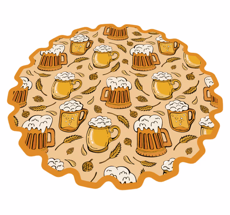 Alfombras vinílicas modernas Cerveza - TenVinilo
