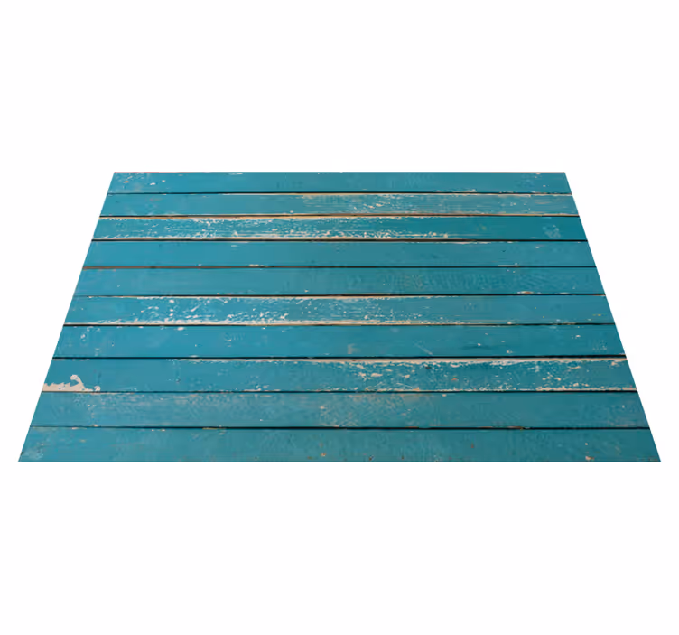Alfombra vinílica textura madera Madera azul vieja - TenVinilo