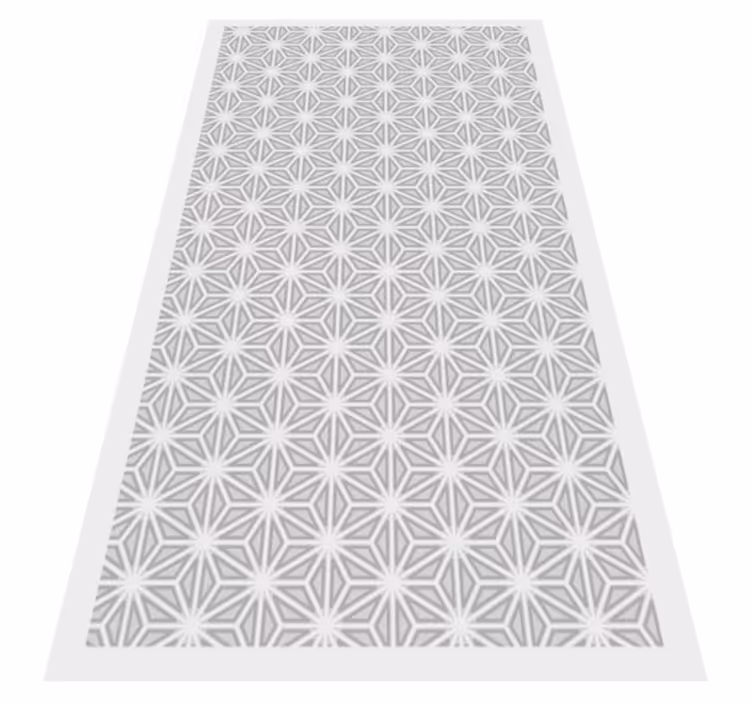 Alfombra de vinilo geométrica Elegante gris - TenVinilo