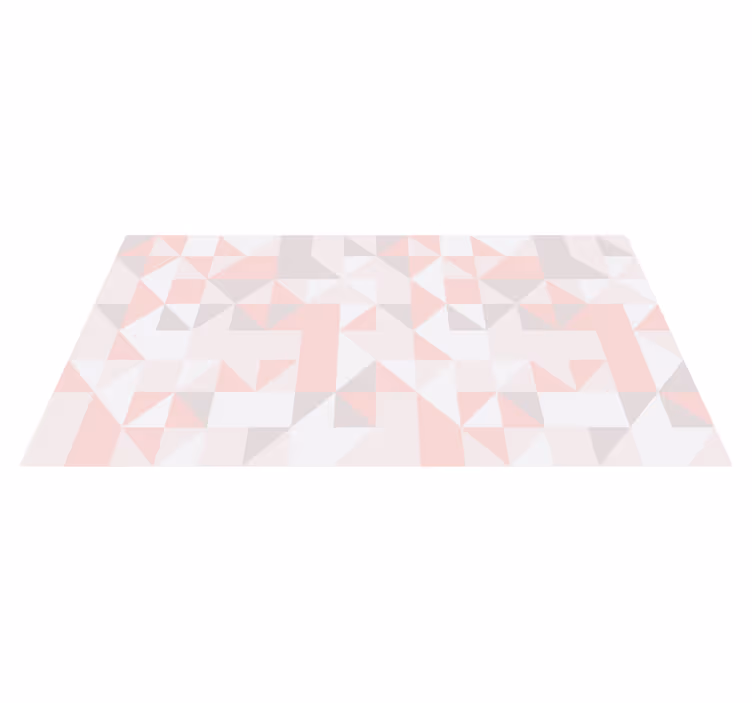 Alfombra vinílica geométrica patrón geométrico pastel - TenVinilo
