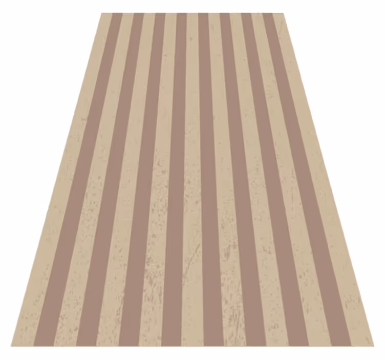 Alfombra vinílica rayas Diseño de rayas marrones - TenVinilo