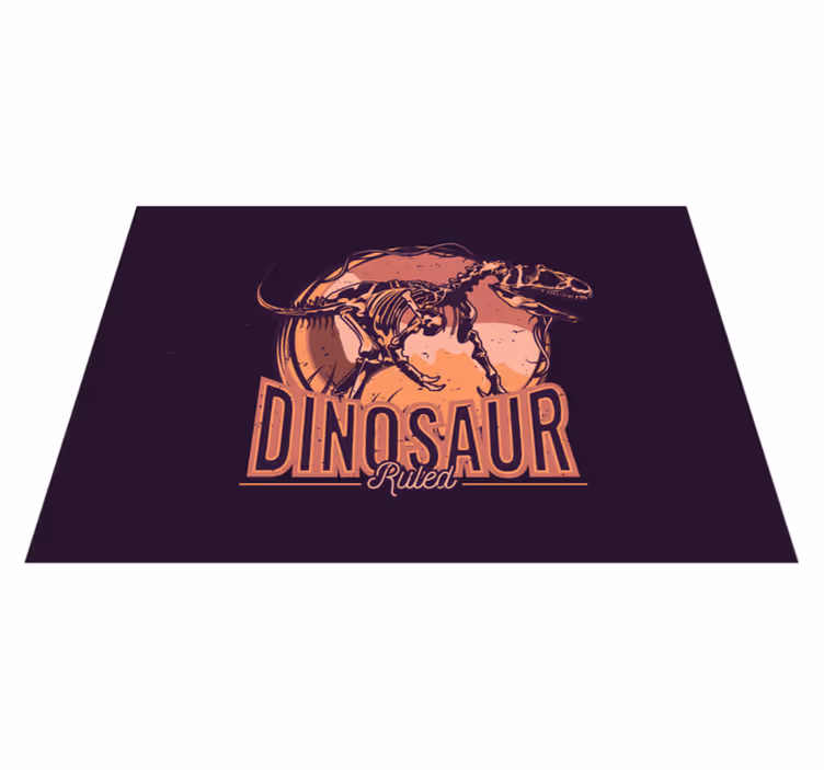 Aflombra vinílica animales imagen gráfica de dinosaurio - TenVinilo