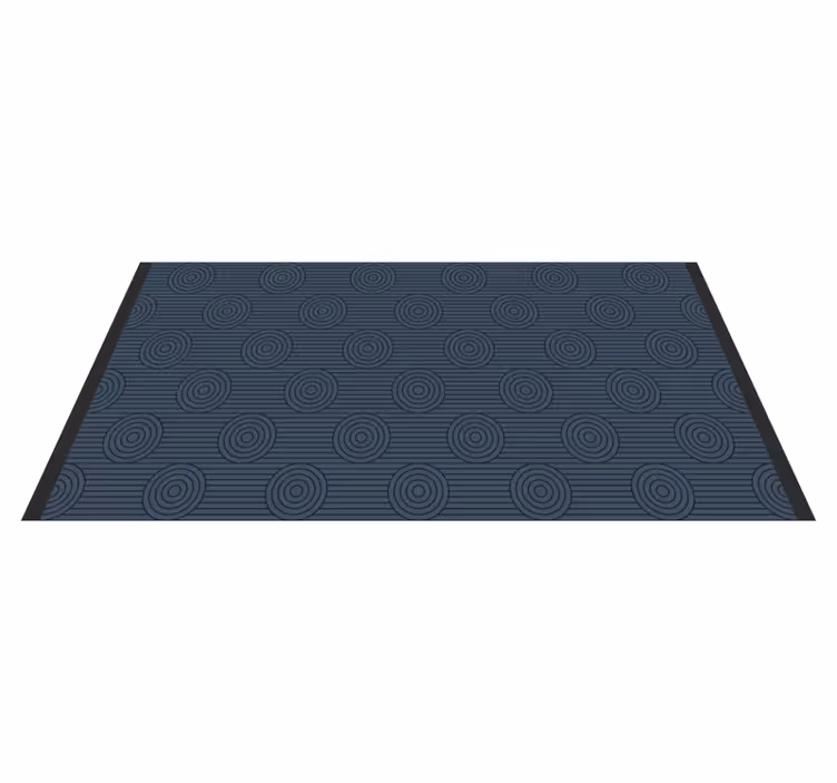 Alfombra de vinilo geométrica Círculos y líneas geométricas - TenVinilo